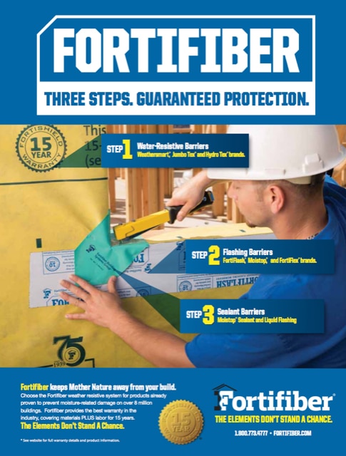 Fortifiber Weatherproofing Products