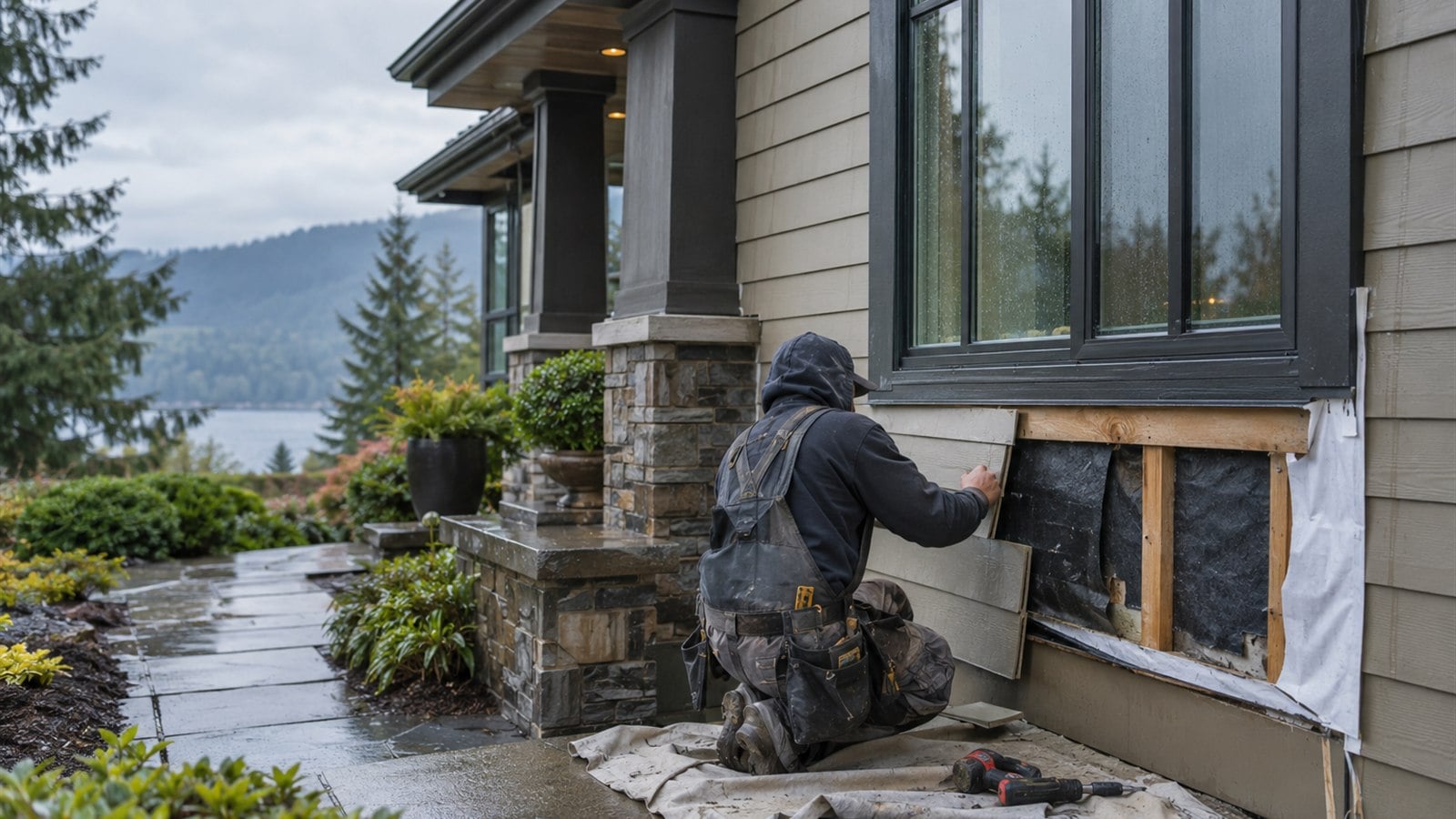 Pacific Northwest Water Damage Repair Residential water-intrusion investigation and exterior repair