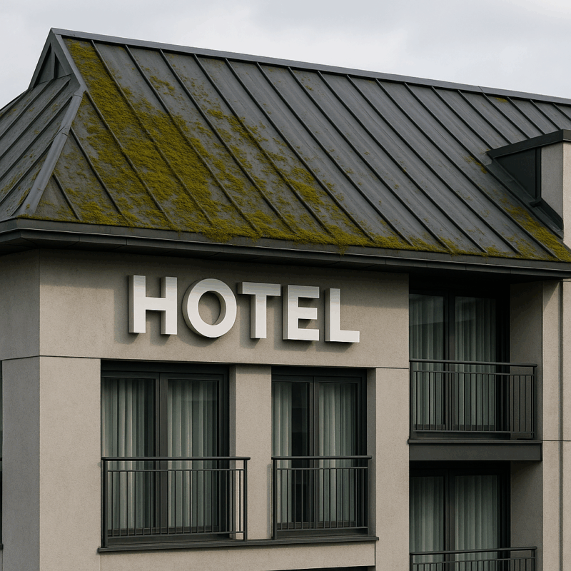 Commercial Building Roofing Options Moss