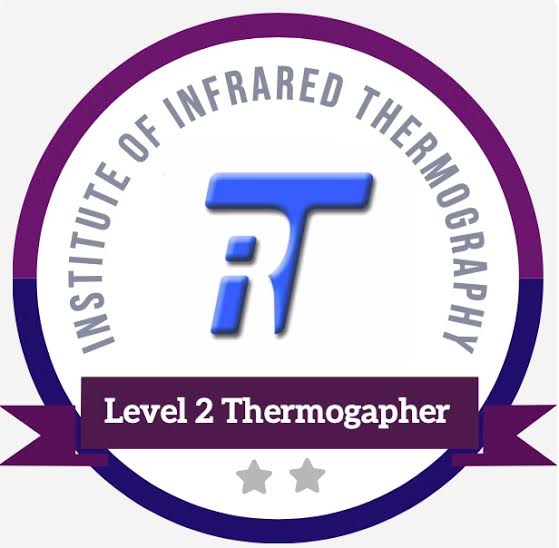 Level 2 thermographer performing a commercial building envelope inspection
